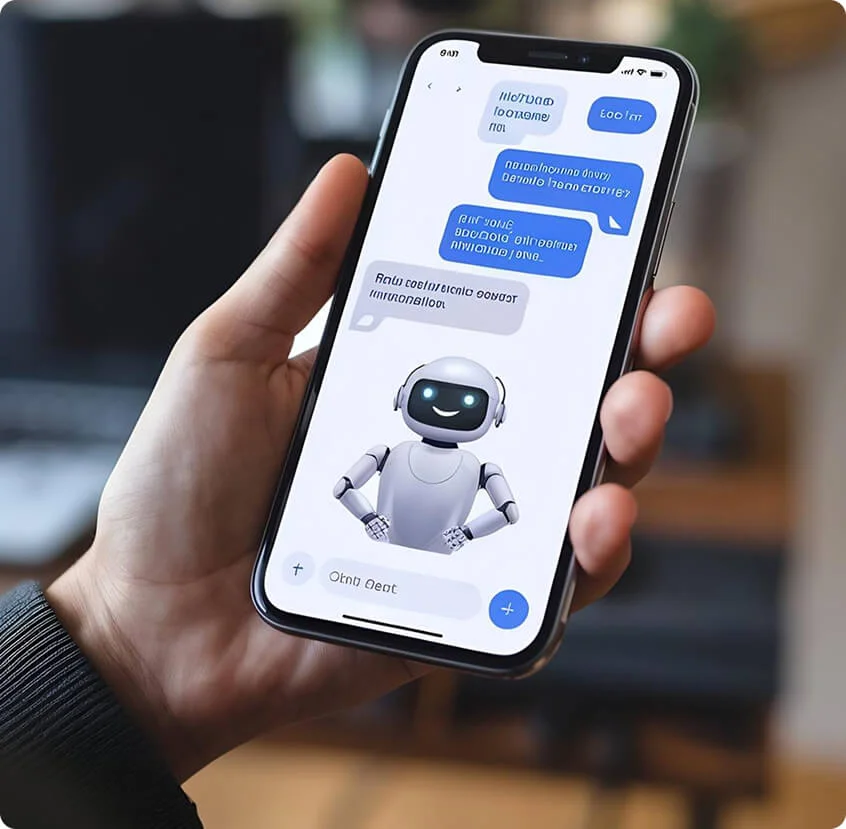 Celular con chatbot