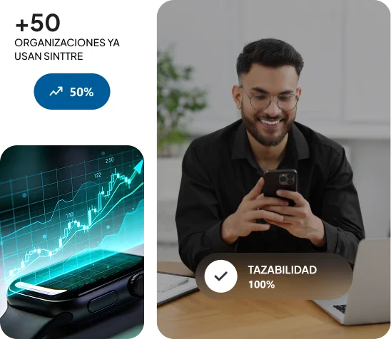 Hombre con celular
